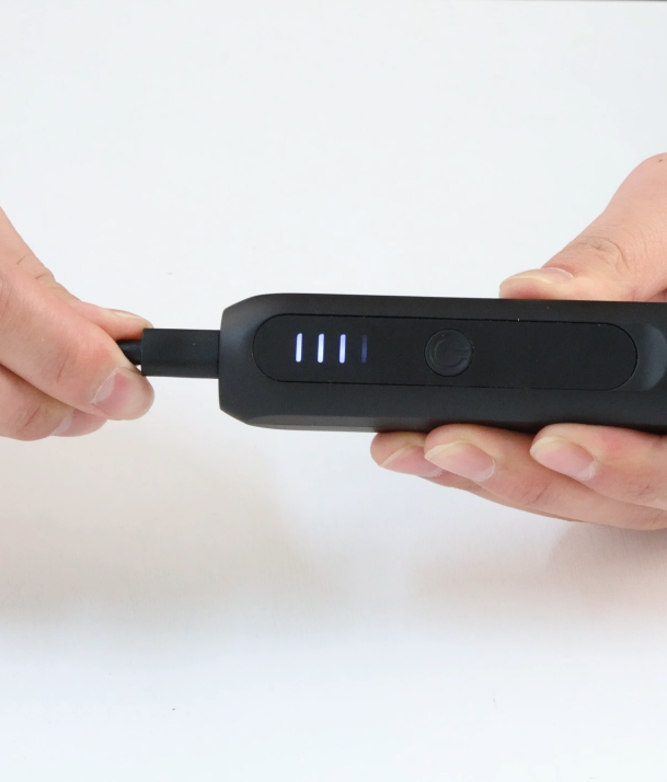 Is there an abnormality in the charging display?