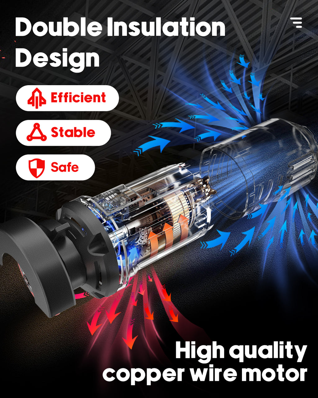 SHALL 3 Inch High-Speed Cut Off Tool, 3.5 Amp Metal Cutter Tool with 3Pcs Multifunctional Cut Off Wheels, 24000RPM Electricl Metal Cutting Tools for Steel, Inox, PVC