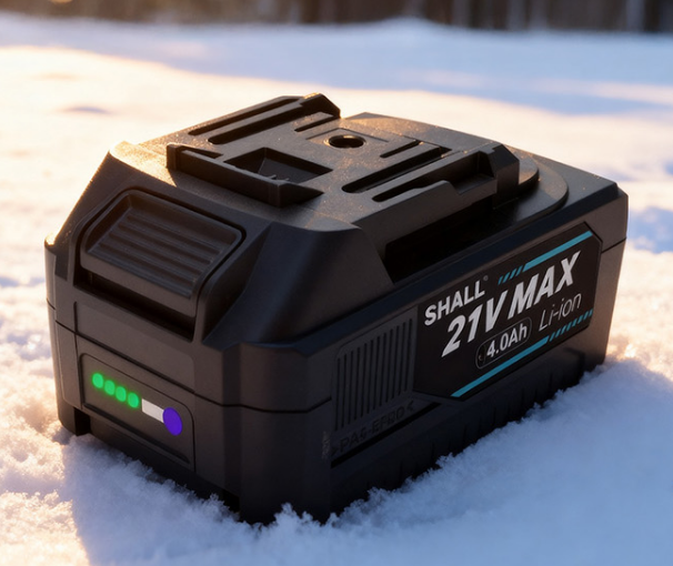 SHALL 4.0Ah Lithium Rechargeable Battery, 21V Battery for Snow Shovel